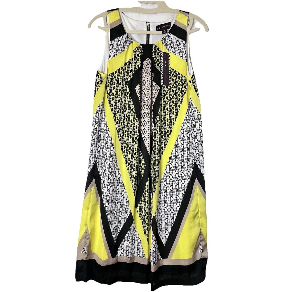 Dana Buchman Geometric Sleeveless Shift Dress Women’s Size M Multicolor NWT